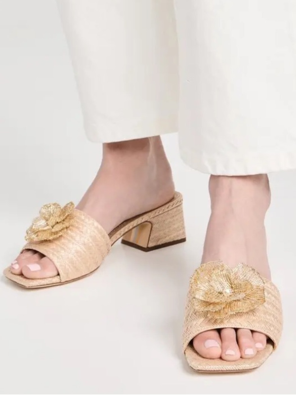 NEW Sam Edelman Winsley Sandals in Natural - Picture 3 of 9